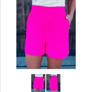 Neon Pink Shorts - Like New